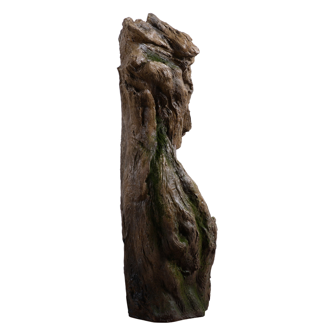 Forest-Inspired Cascade Water Fountain Outdoor Garden with LED Light