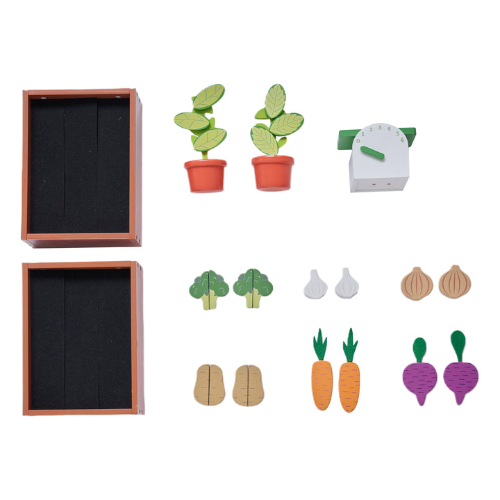 Vermont Farmers Market Stand with Interactive Accessories & Vegetables