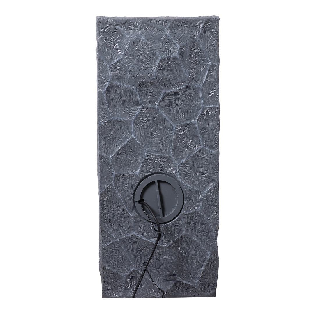 Spa Waterfall Outdoor Water Fountain with Cool Glow Lighting